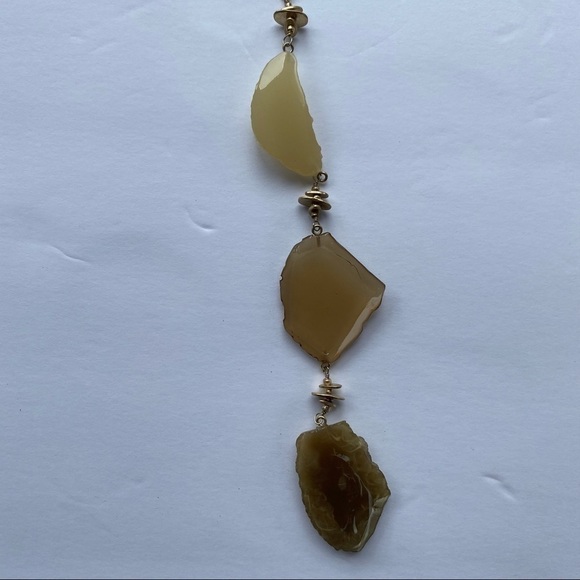 Chico’s Simulated Stone Long Necklace - Picture 4 of 7